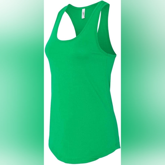 Next Level Apparel Kelly Green Next Level Racerback - Picture 9 of 12